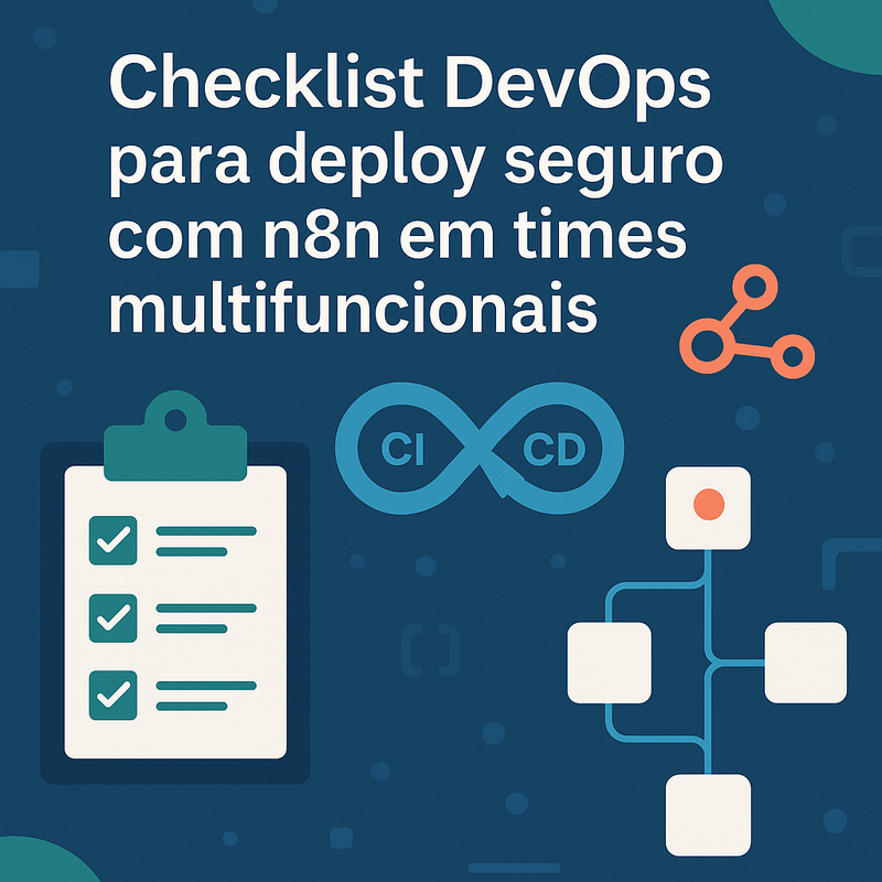 Checklist DevOps para deploy seguro com n8n em times multifuncionais