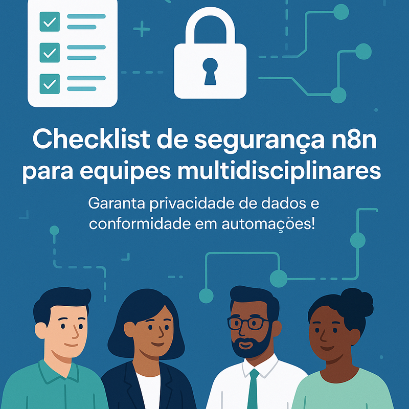 Uma imagem sobre Checklist de segurança n8n para equipes multidisciplinares