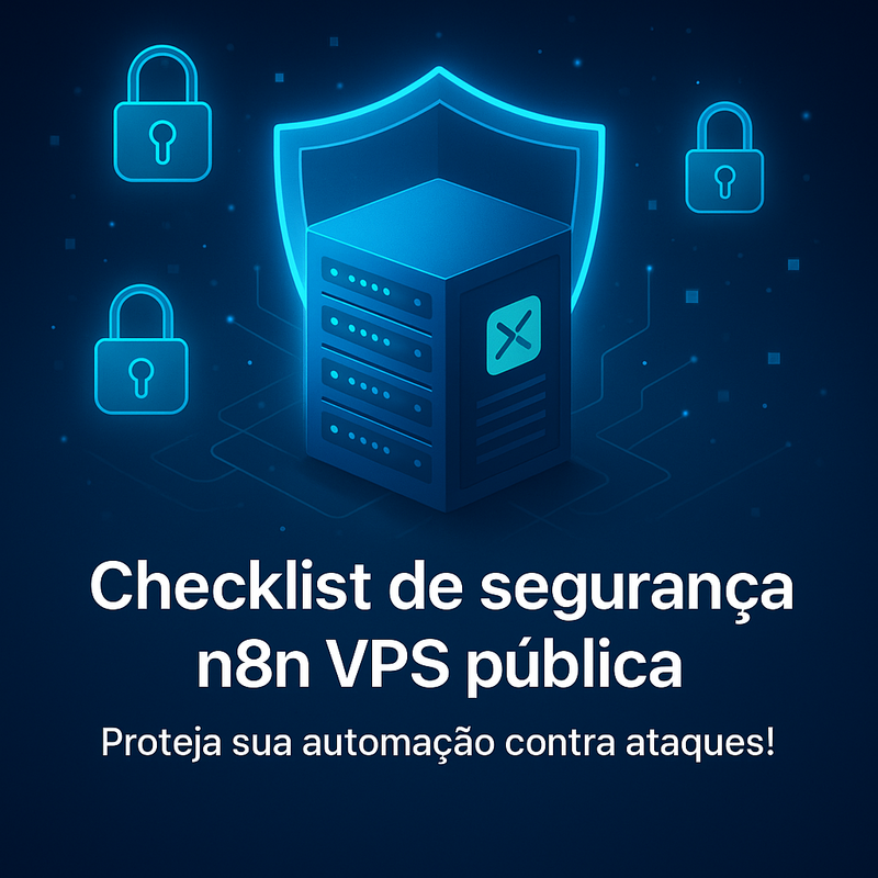 Checklist de segurança n8n VPS pública: proteja sua automação