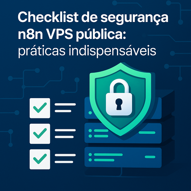 Checklist de segurança n8n VPS pública: práticas indispensáveis