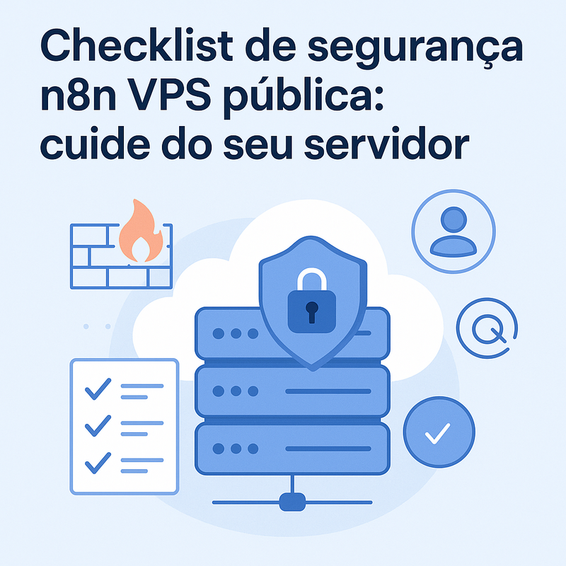 Checklist de segurança n8n VPS pública: cuide do seu servidor