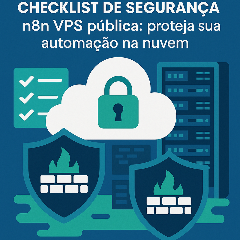 Checklist de segurança n8n VPS pública: proteja sua automação na nuvem