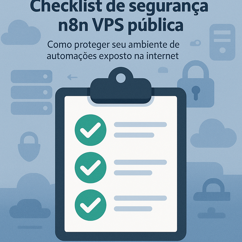 Uma imagem sobre Checklist de segurança n8n VPS pública