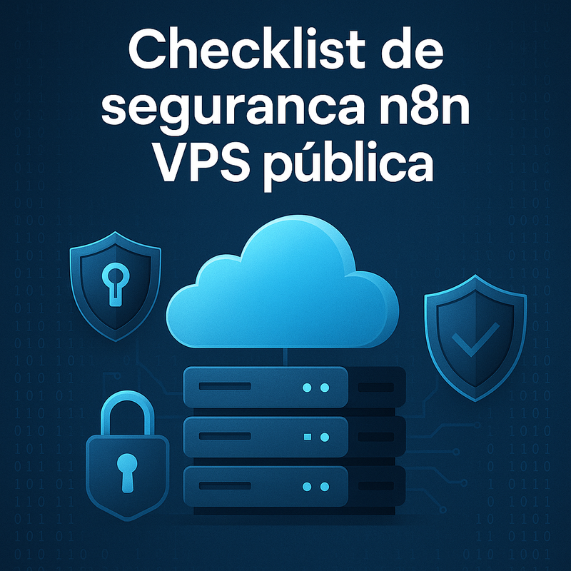 Checklist de segurança n8n VPS pública: proteção para seu servidor