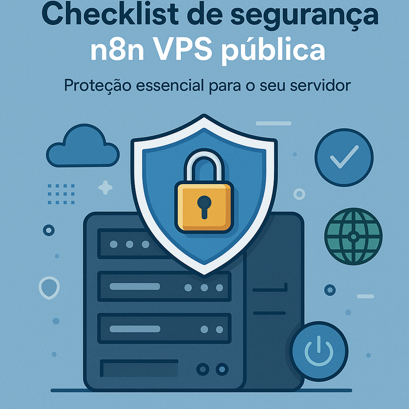 Checklist de segurança n8n VPS pública: proteção essencial