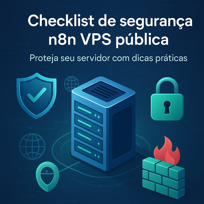 Checklist de segurança n8n VPS pública: como proteger seu servidor