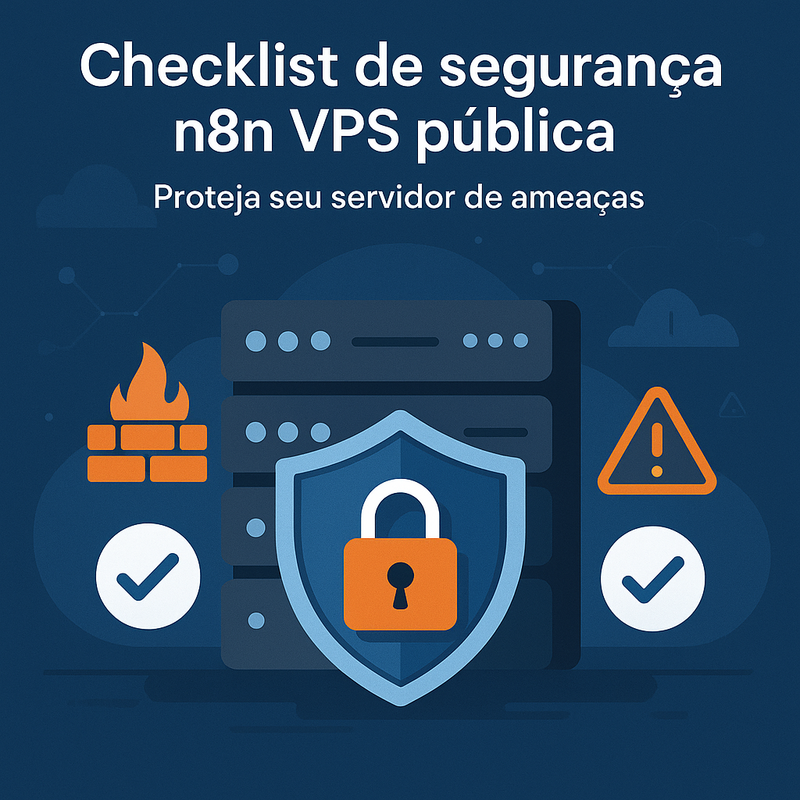 Checklist de segurança n8n VPS pública: proteja seu servidor de ameaças