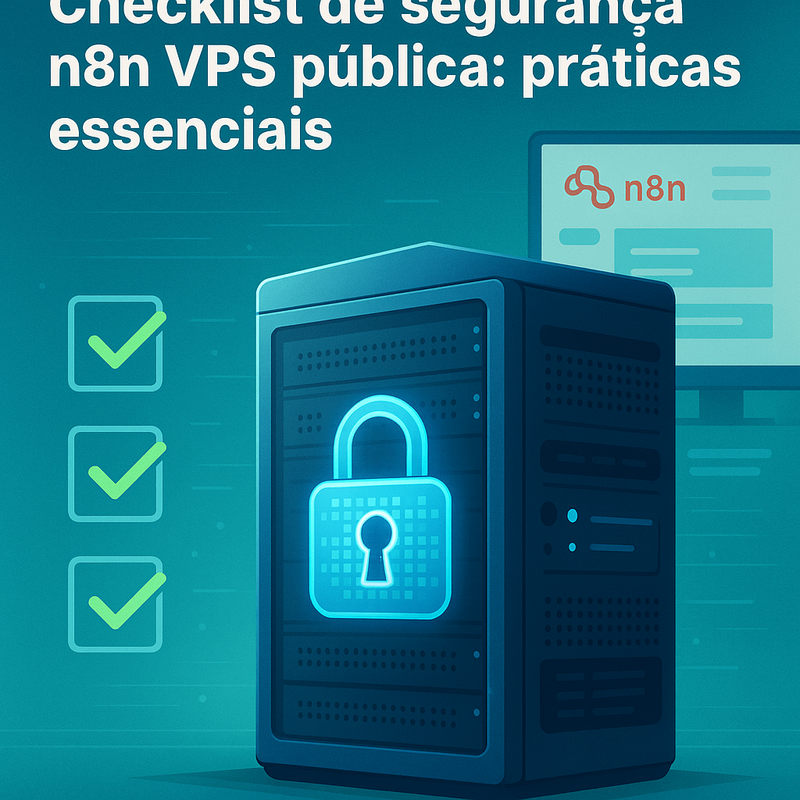 Checklist de segurança n8n VPS pública: práticas essenciais