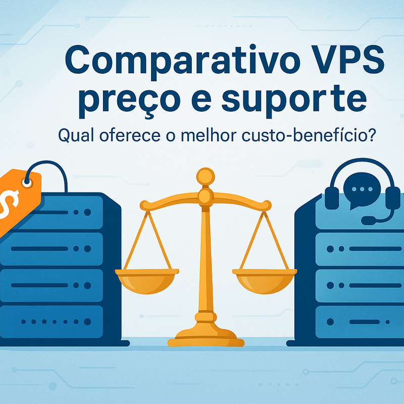 Uma imagem sobre Comparativo VPS preço e suporte: melhores opções