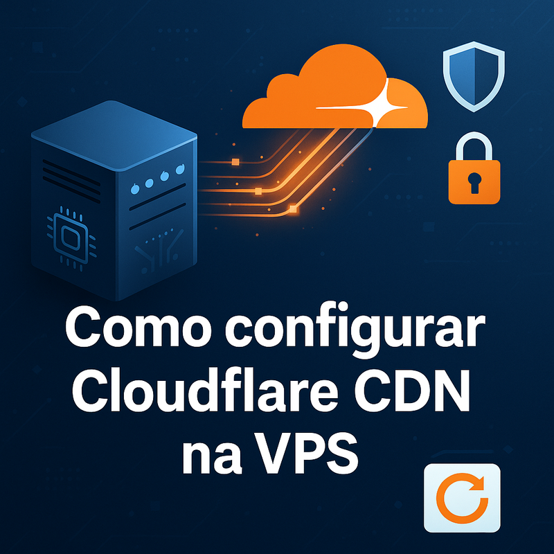 Uma imagem sobre Como configurar Cloudflare CDN na VPS (guia prático)