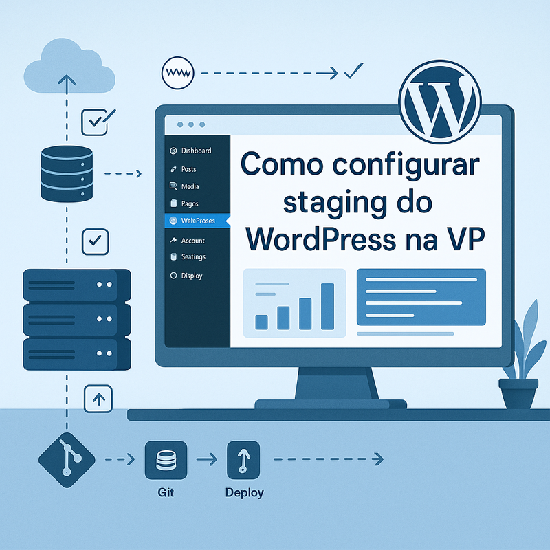 Uma imagem sobre Como configurar staging do WordPress na VPS