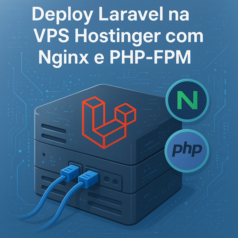 Uma imagem sobre Deploy Laravel na VPS Hostinger com Nginx e PHP-FPM