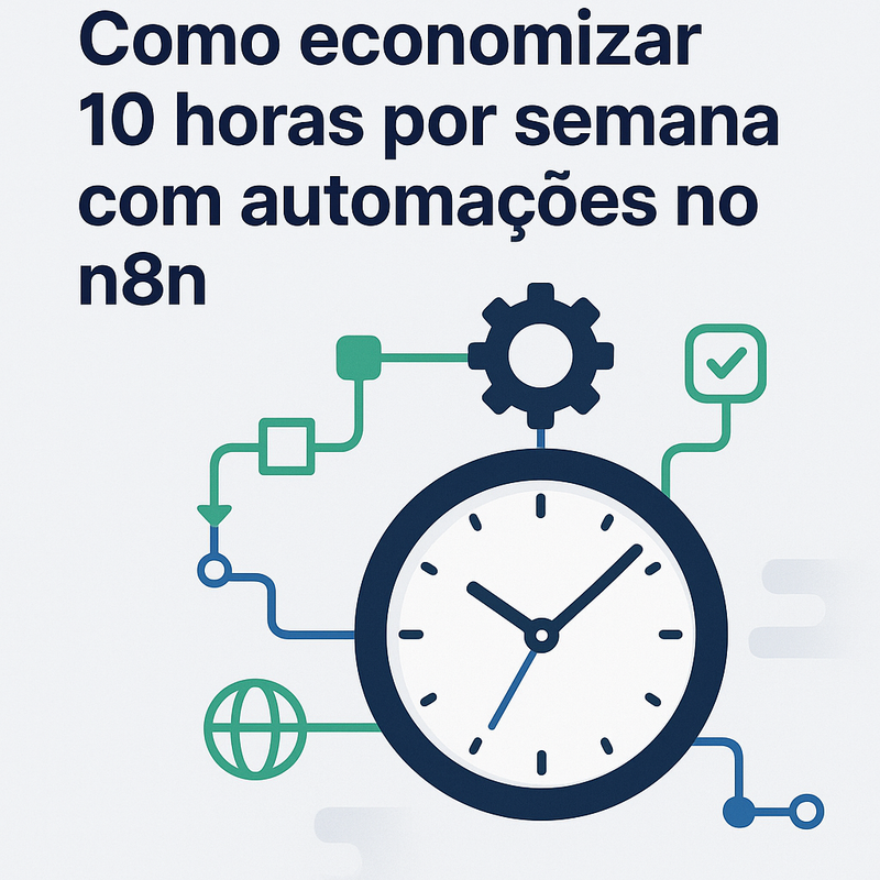 Uma imagem sobre Economizar 10 horas/semana com automações no n8n