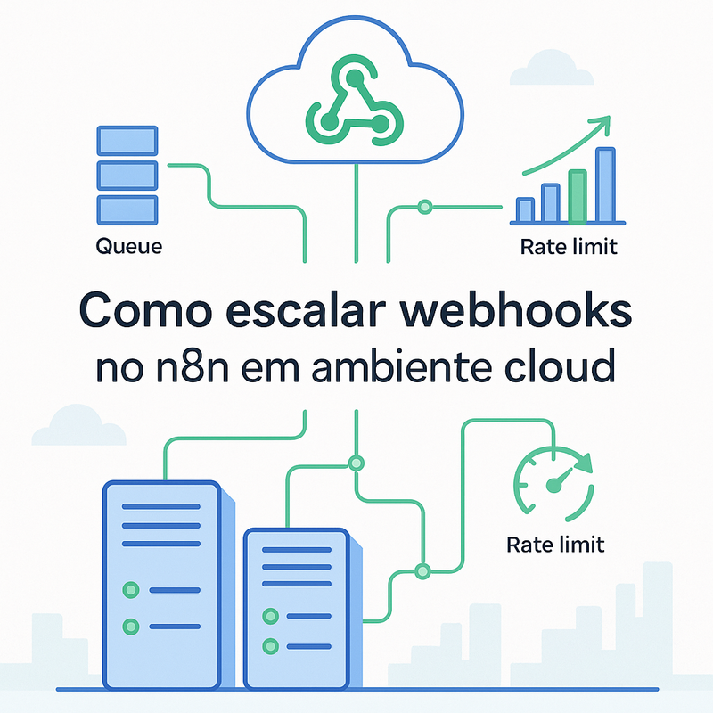 Uma imagem sobre Escalar webhooks no n8n em ambiente cloud