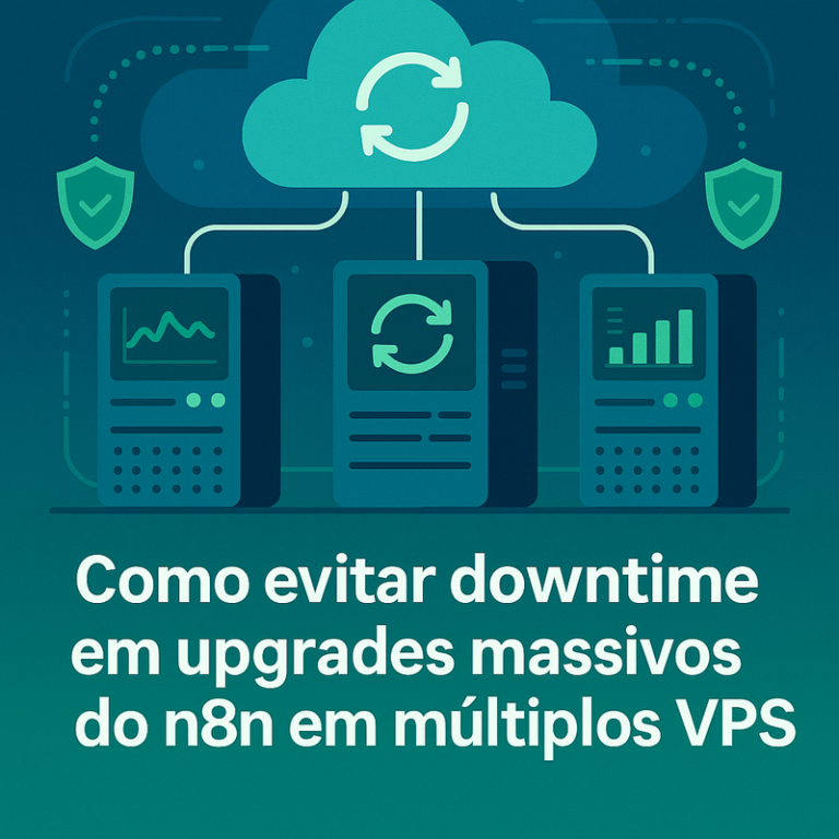 Como evitar downtime em upgrades massivos do n8n em múltiplos VPS
