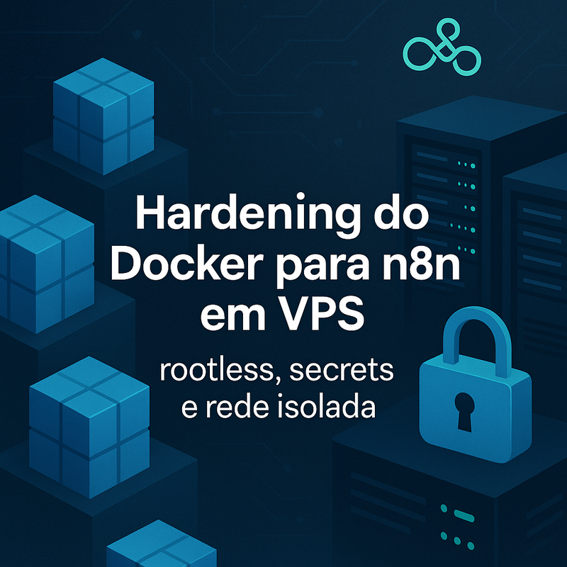Uma imagem sobre Hardening do Docker para n8n em VPS: guia seguro