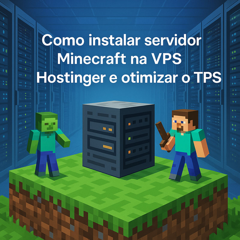 Uma imagem sobre Como instalar servidor Minecraft na VPS Hostinger