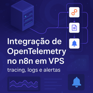 Integração de OpenTelemetry no n8n em VPS: tracing, logs e alertas