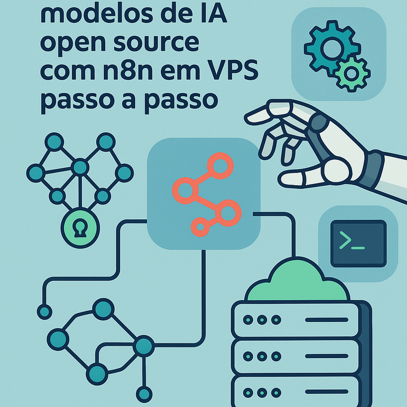 Como integrar modelos de IA open source com n8n em VPS passo a passo