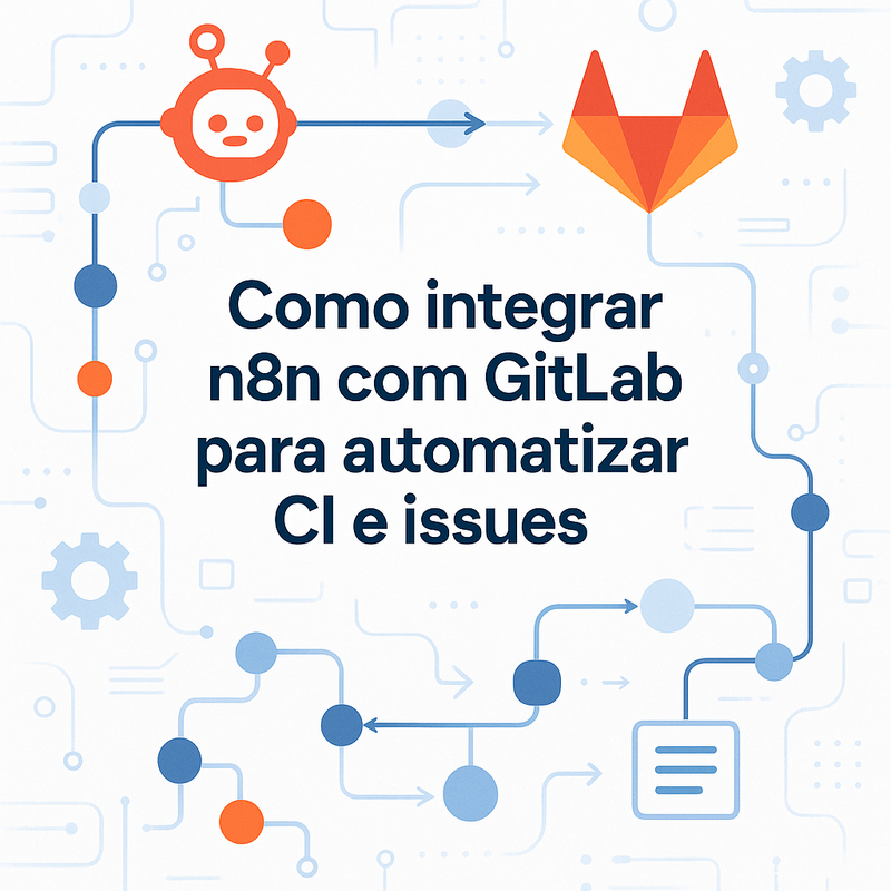 Uma imagem sobre Integrar n8n com GitLab: CI e issues
