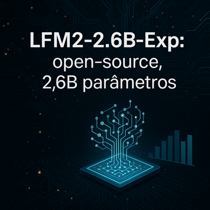 Uma imagem sobre LFM2-2.6B-Exp: modelo open-source 2,6B