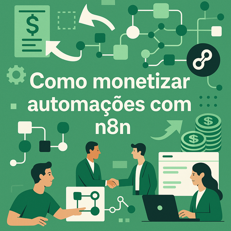 Uma imagem sobre Como monetizar automações com n8n (guia)