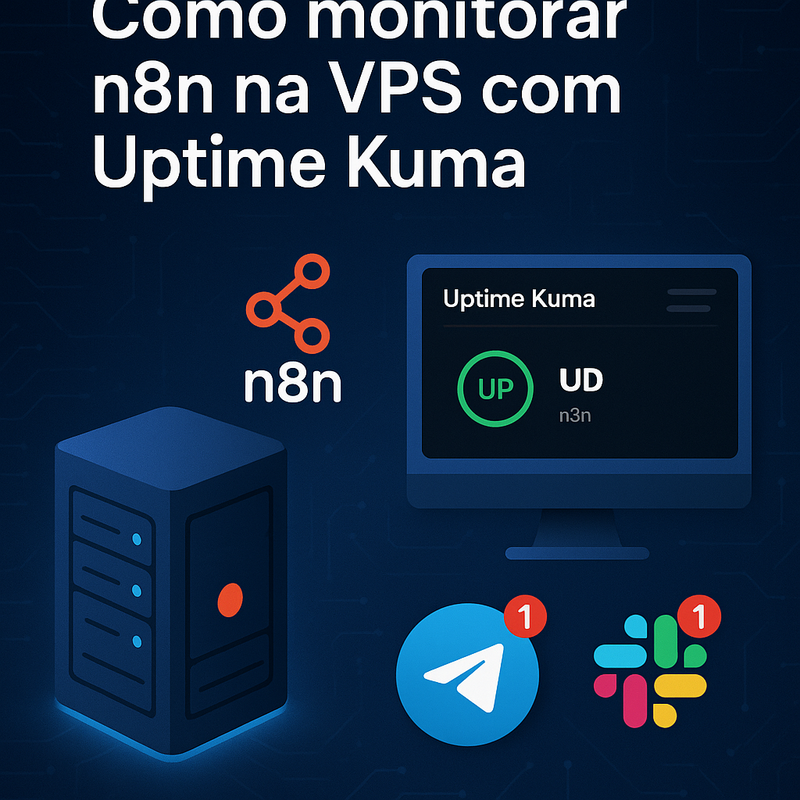 Uma imagem sobre Como monitorar n8n na VPS com Uptime Kuma e alertas
