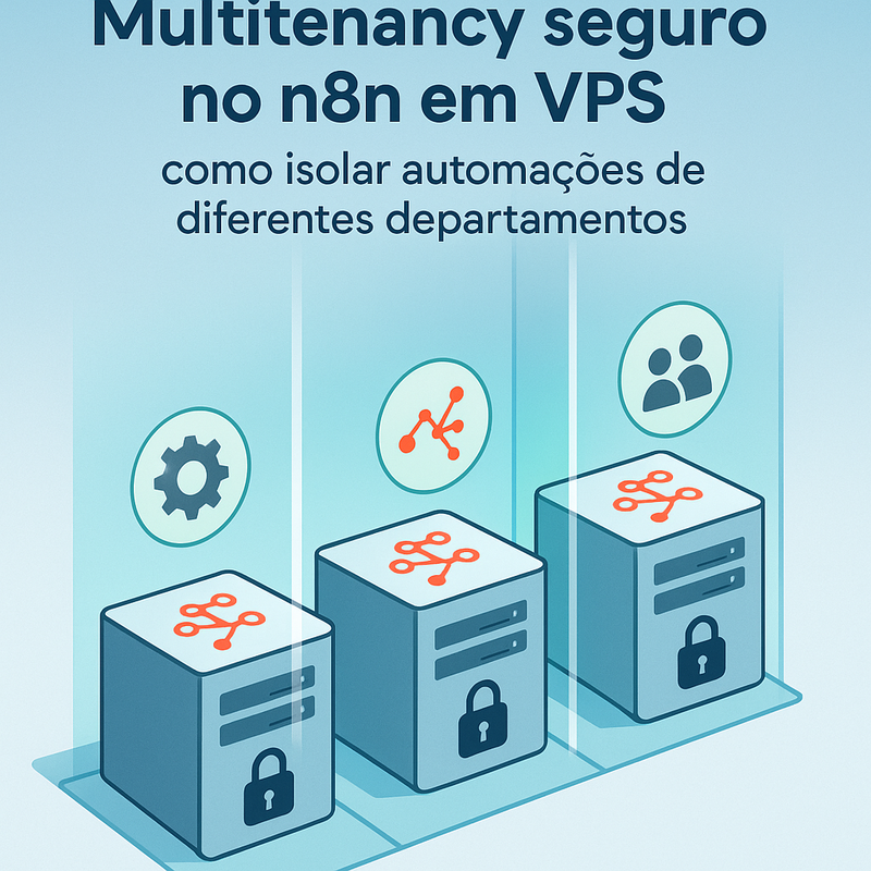 Uma imagem sobre Multitenancy seguro no n8n em VPS: isolar automações
