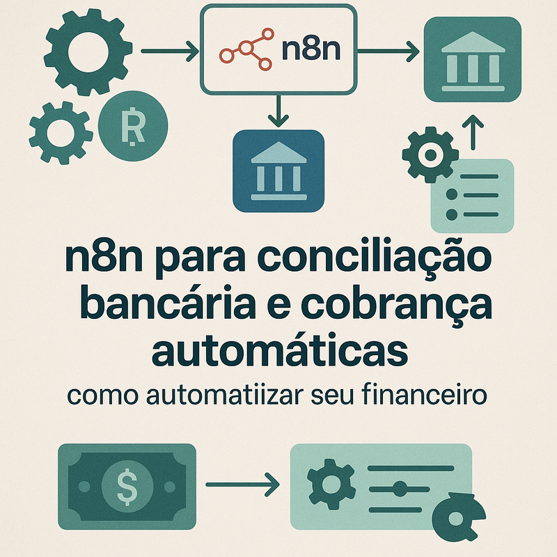 Uma imagem sobre n8n para conciliação bancária e cobrança automáticas