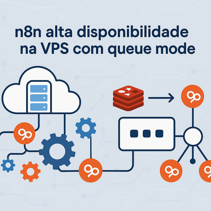 Uma imagem sobre n8n alta disponibilidade na VPS com queue mode