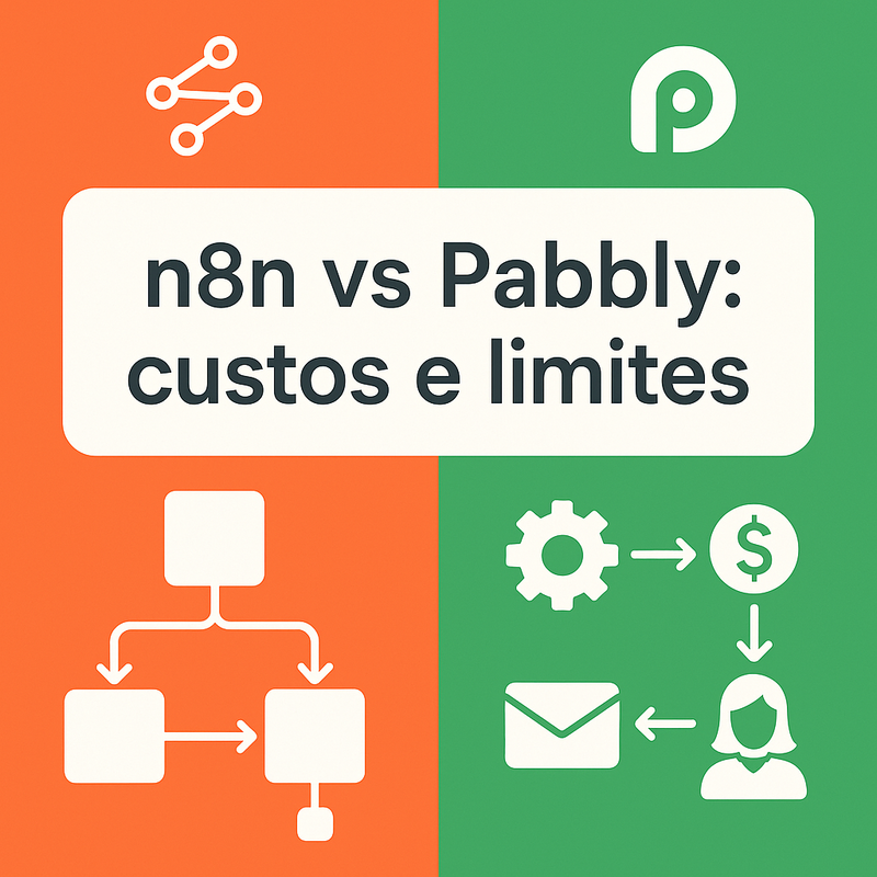 Uma imagem sobre n8n vs Pabbly: custos e limites na prática