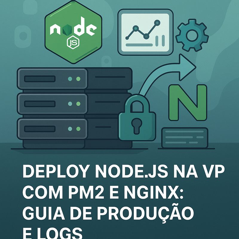 Uma imagem sobre Deploy Node.js na VPS com PM2 e Nginx: produção e logs