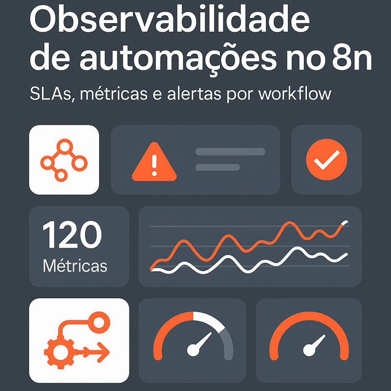 Uma imagem sobre Observabilidade de automações no n8n: SLAs e alertas