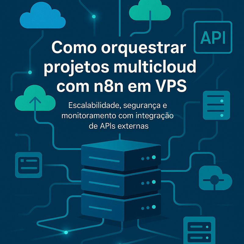 Uma imagem sobre Orquestrar projetos multicloud com n8n em VPS