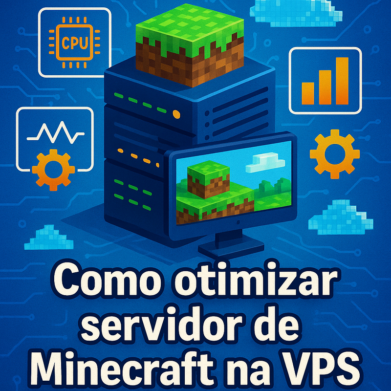 Uma imagem sobre Otimizar servidor de Minecraft na VPS: guia prático