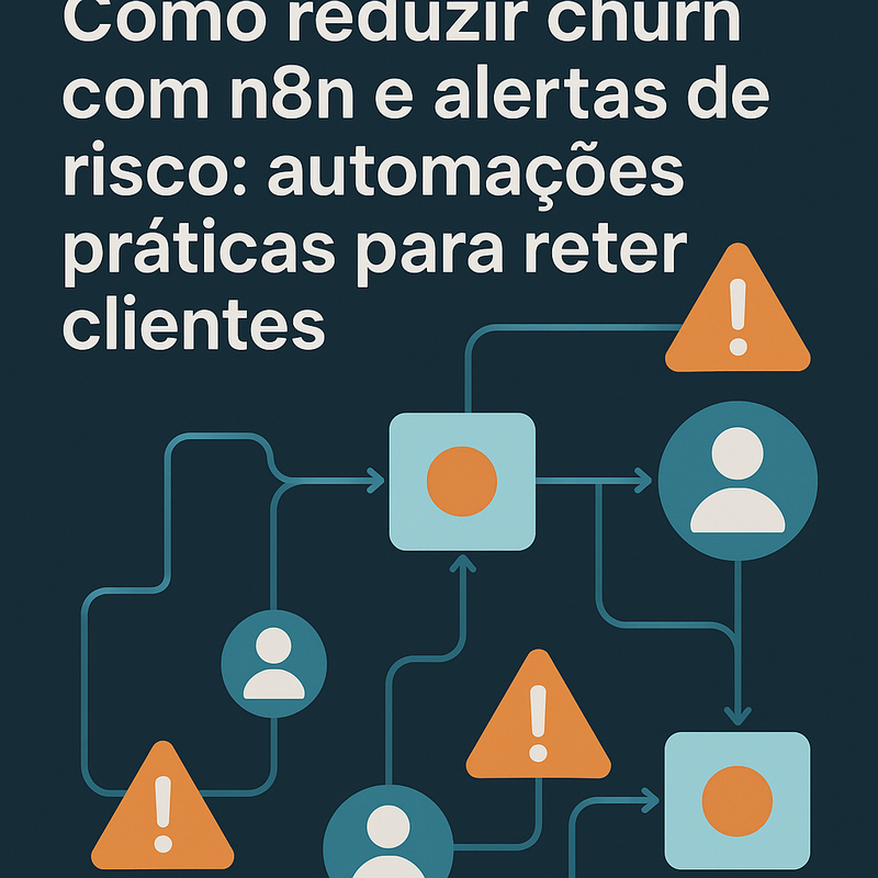 Uma imagem sobre Reduzir churn com n8n e alertas de risco