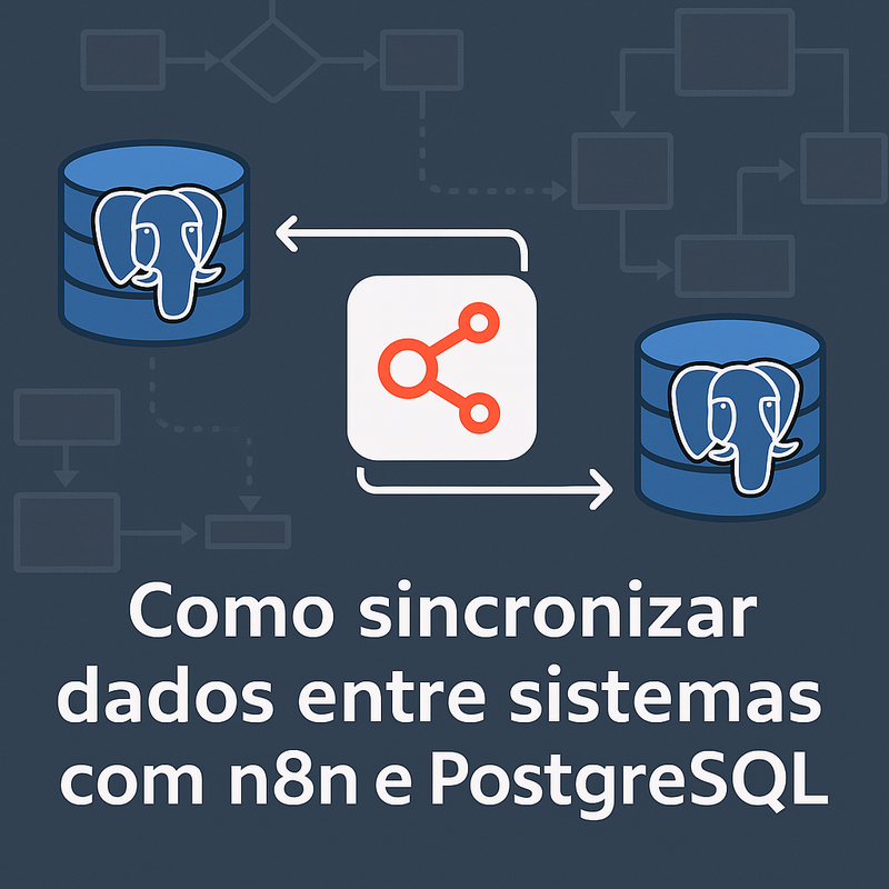 Uma imagem sobre Sincronizar dados com n8n e PostgreSQL