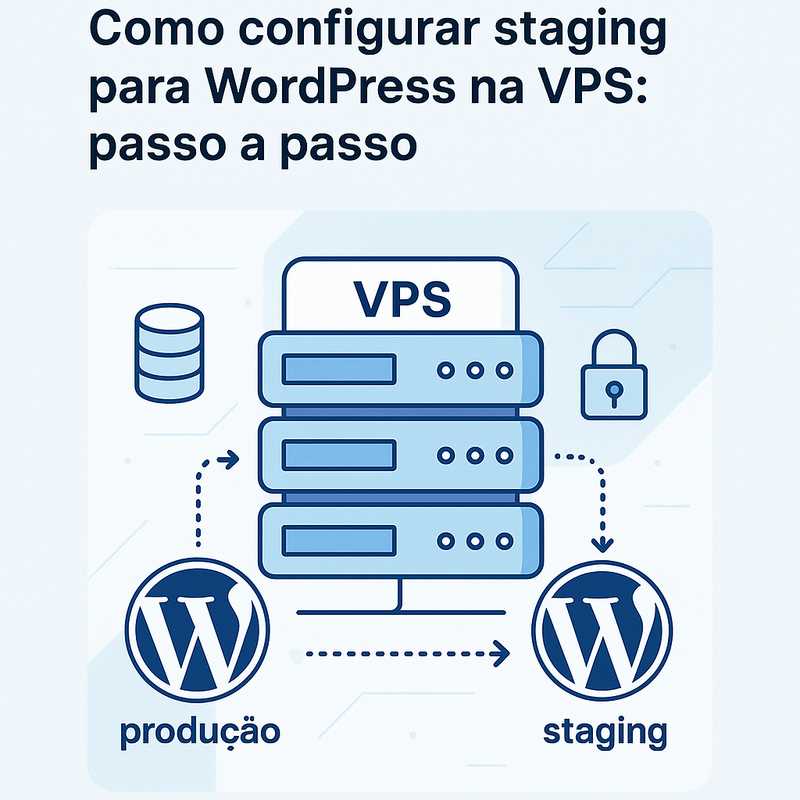 Uma imagem sobre Como configurar staging para WordPress na VPS