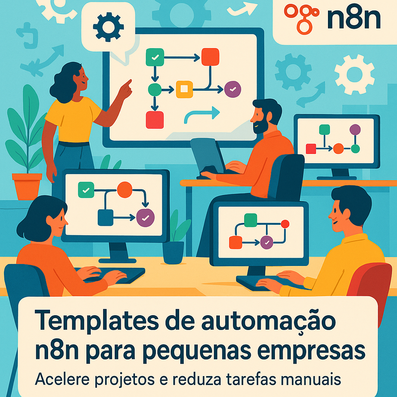 Uma imagem sobre Templates de automação n8n para pequenas empresas