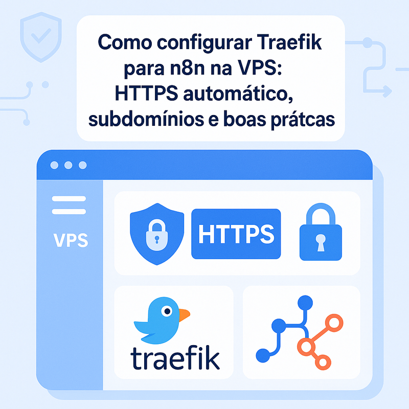 Uma imagem sobre Como configurar Traefik para n8n na VPS