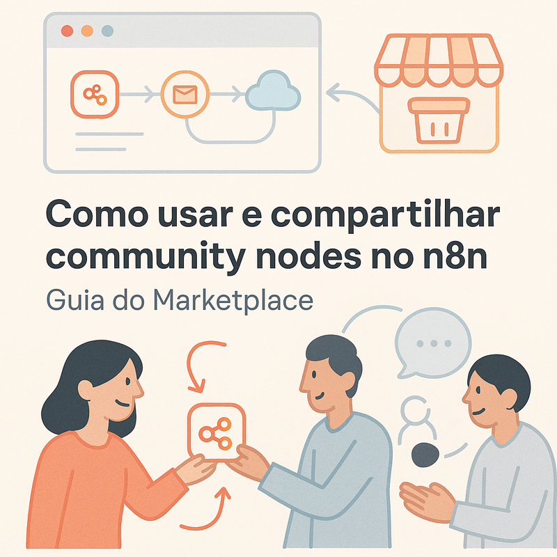 Uma imagem sobre Como usar e compartilhar community nodes no n8n