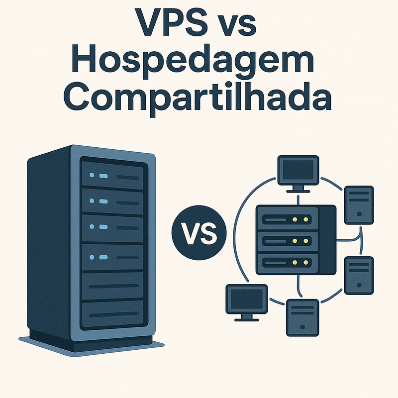 Uma imagem sobre VPS vs hospedagem compartilhada: qual escolher