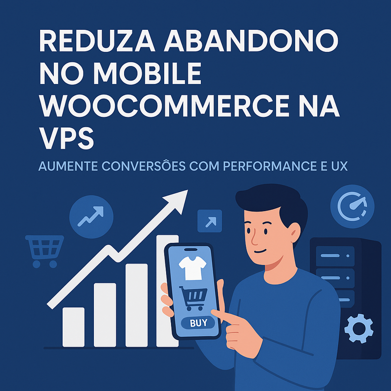 Uma imagem sobre Reduzir abandono no mobile WooCommerce na VPS