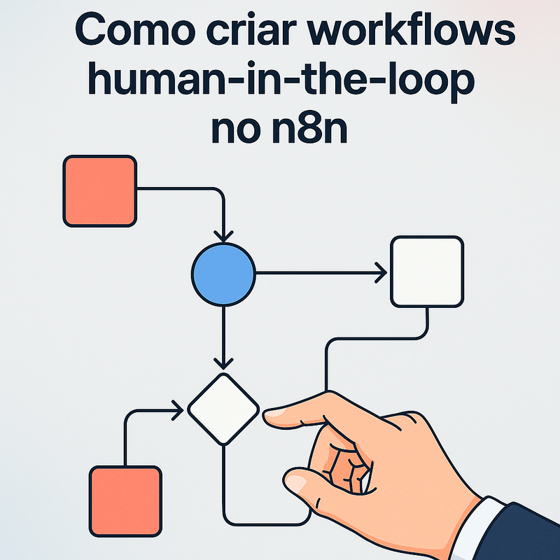 Uma imagem sobre Workflows human-in-the-loop no n8n: automação e decisões