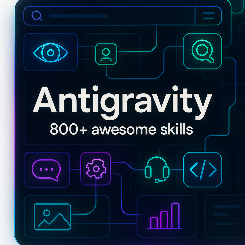 Uma imagem sobre Repositório de skills prontas Antigravity