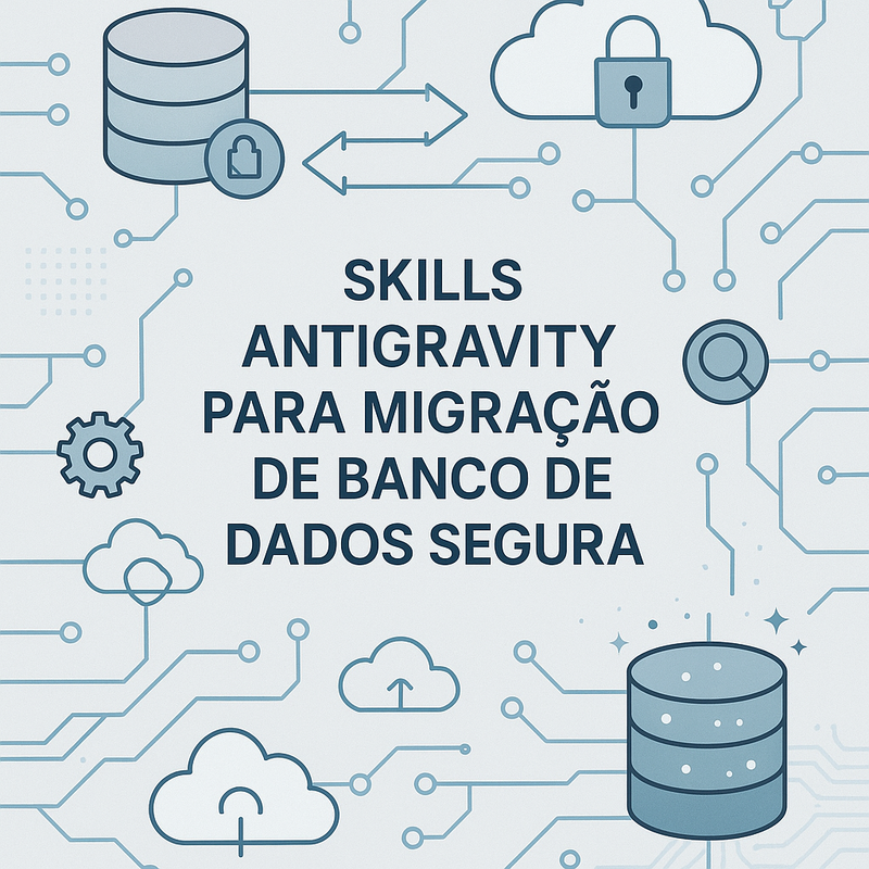 Uma imagem sobre Skills Antigravity para migração de banco segura