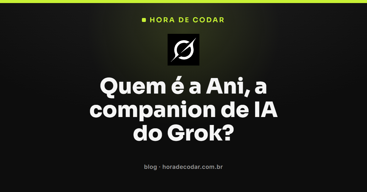 Avatar 3D da Ani Grok, companion de IA do Grok em estilo anime gótico com expressões que reagem à conversa