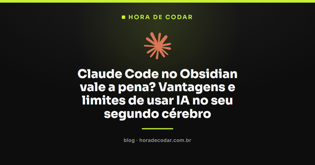 Claude Code no Obsidian navegando arquivos de vault pelo terminal