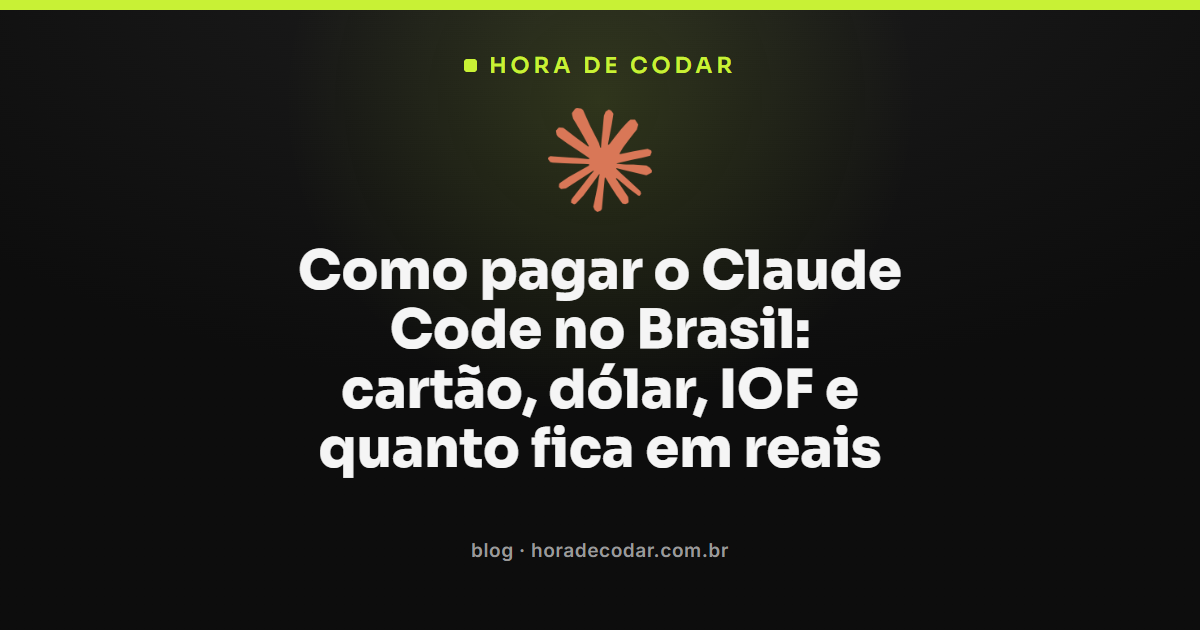 calculadora mostrando o preço do Claude Code no Brasil com conversão de dólar, IOF e planos Pro e Max em reais