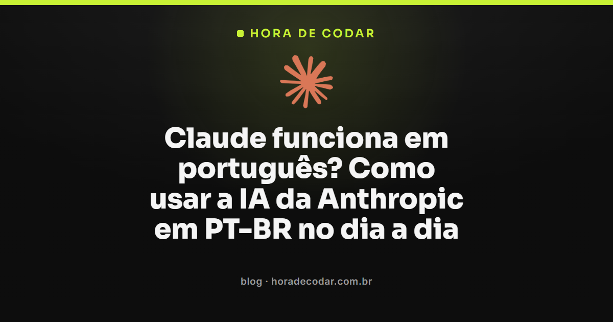 interface do Claude em português sendo usada no computador com respostas em PT-BR